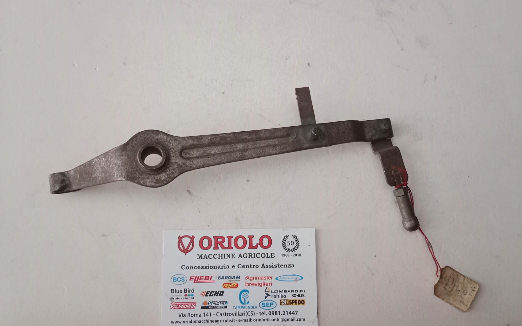 ASTA DI REGOLAZIONE E COMANDO CREMAGLIERA SLANZI